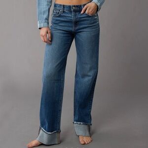 American Eagle Outfitters Blue Relaxed Jeans